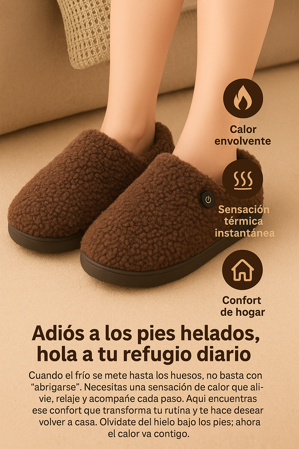 Zapatillas Calefactables